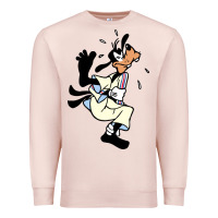 Pale Pink day gift for cartoon goofy character Premium Sweatshirt - maiPhamDesign