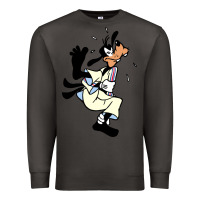 Smoke day gift for cartoon goofy character Premium Sweatshirt - maiPhamDesign