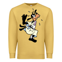 Antique Gold day gift for cartoon goofy character Premium Sweatshirt - maiPhamDesign