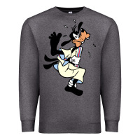Charcoal Heather day gift for cartoon goofy character Premium Sweatshirt - maiPhamDesign