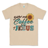 Mushroom give me coffee and jesus Classic Tee - Artiststas