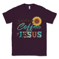 Plum give me coffee and jesus Classic Tee - Artiststas