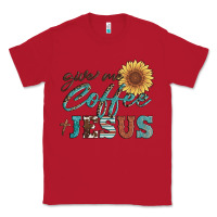 Red give me coffee and jesus Classic Tee - Artiststas