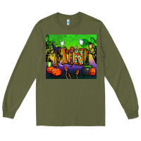 Army Green halloween mini tumbler Long Sleeve Tee - BundleAndBundleShop