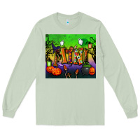 Matcha halloween mini tumbler Long Sleeve Tee - BundleAndBundleShop