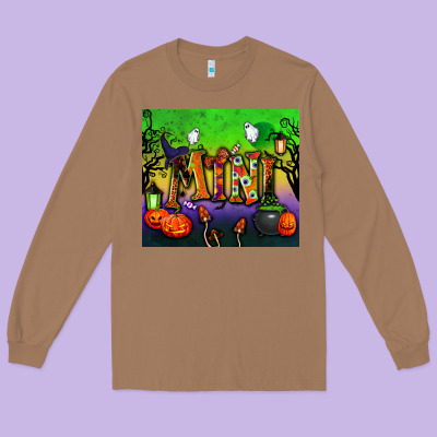 Halloween Mini Tumbler Long Sleeve Tee Designed By Bundleandbundleshop
