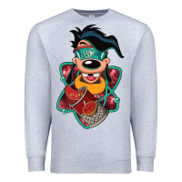 Heather Grey animal the goofy movie cartoon Premium Sweatshirt - maiPhamDesign