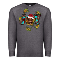 Charcoal Heather joy Sunflower Premium Sweatshirt - JahusDesignShop