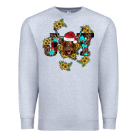Heather Grey joy Sunflower Premium Sweatshirt - JahusDesignShop
