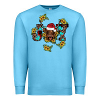Ocean Blue joy Sunflower Premium Sweatshirt - JahusDesignShop