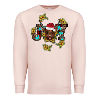 Pale Pink joy Sunflower Premium Sweatshirt - JahusDesignShop