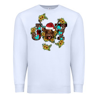 White joy Sunflower Premium Sweatshirt - JahusDesignShop