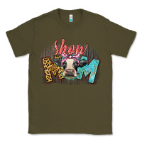 Army Green Show mom cow Classic Tee - CowGirlArtShop