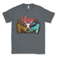 Charcoal Heather Show mom cow Classic Tee - CowGirlArtShop