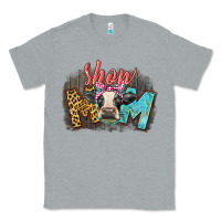 Heather Grey Show mom cow Classic Tee - CowGirlArtShop