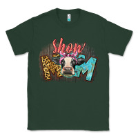 Sports Green Show mom cow Classic Tee - CowGirlArtShop