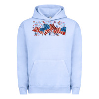 Pigment Grape Ice fourth of july american flag Urban Hoodie - RanaPortraitStore