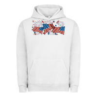 Pigment Lunar Rock fourth of july american flag Urban Hoodie - RanaPortraitStore