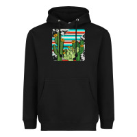 Black cactus cowhide coaster Heavyweight Hoodie - JahusDesignShop