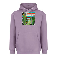 Lavender cactus cowhide coaster Heavyweight Hoodie - JahusDesignShop