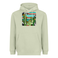 Matcha cactus cowhide coaster Heavyweight Hoodie - JahusDesignShop