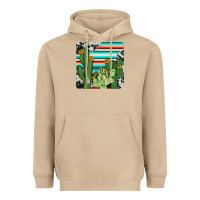 Mushroom cactus cowhide coaster Heavyweight Hoodie - JahusDesignShop