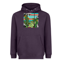Plum cactus cowhide coaster Heavyweight Hoodie - JahusDesignShop