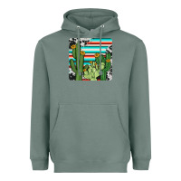 Sage cactus cowhide coaster Heavyweight Hoodie - JahusDesignShop