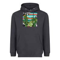 Smoke cactus cowhide coaster Heavyweight Hoodie - JahusDesignShop