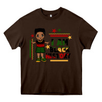 Chocolate Brown i am black history black boy  juneteenth Heavy Core Tee - CowGirlArtShop