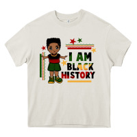 Cream i am black history black boy  juneteenth Heavy Core Tee - CowGirlArtShop