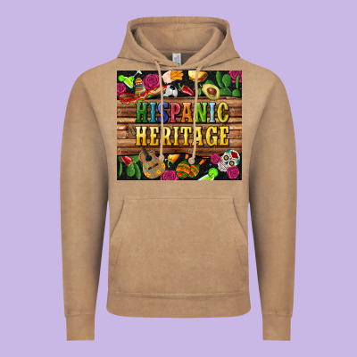 Hispanic Heritage Tumbler Vintage Hoodie Designed By Bundleandbundleshop
