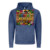 Vintage Denim hispanic heritage tumbler Vintage Hoodie - BundleAndBundleShop