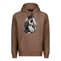 Chestnut paint horse Premium Hoodie - LillyAllenDesigns