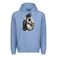 Colony Blue paint horse Premium Hoodie - LillyAllenDesigns
