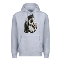 Heather Grey paint horse Premium Hoodie - LillyAllenDesigns