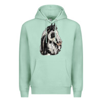 Seafoam paint horse Premium Hoodie - LillyAllenDesigns