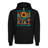 Black god gifted me two titles mom and kiki and i rock t Zipper Hoodie - JahusDesignShop