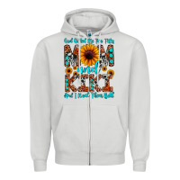 Dove Grey god gifted me two titles mom and kiki and i rock t Zipper Hoodie - JahusDesignShop