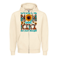 Sandshell god gifted me two titles mom and kiki and i rock t Zipper Hoodie - JahusDesignShop