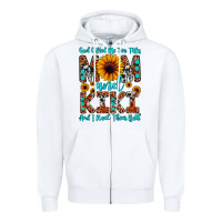 God Gifted Me Two Titles Mom And Kiki And I Rock T Zipper Hoodie | Teevron