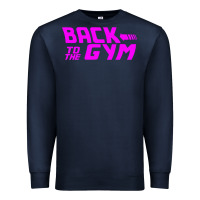 Navy back to  funny trend newthe gym Premium Sweatshirt - maiPhamDesign