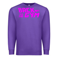 Purple back to  funny trend newthe gym Premium Sweatshirt - maiPhamDesign