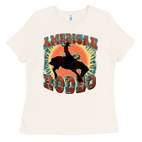 Bone American rodeo Ladies Tee - FaDigitalArtStudio
