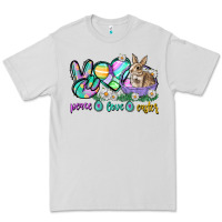 Dove Grey Peace love Easter Day Premium Tee - CowGirlArtShop