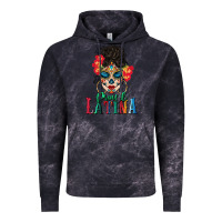 Cloud Black proud latina Vintage Hoodie - BundleAndBundleShop