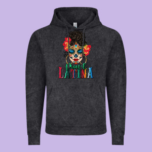 Proud Latina Vintage Hoodie Designed By Bundleandbundleshop