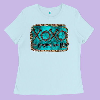 The Original Love Letter Easter Jesus Ladies Tee Designed By Oliviacreatesart