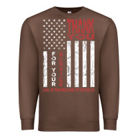 Thank You For Your Service   Veterans Day T Premium Sweatshirt | Teevron