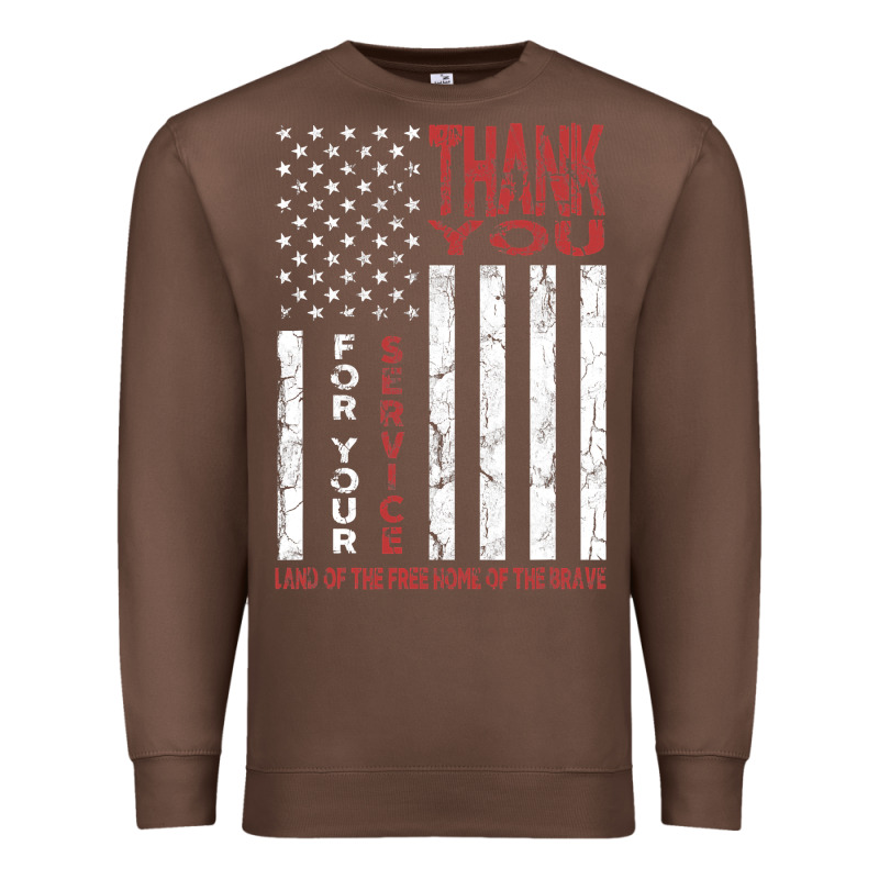 Thank You For Your Service   Veterans Day T Premium Sweatshirt by maiPhamDesign | Teevron